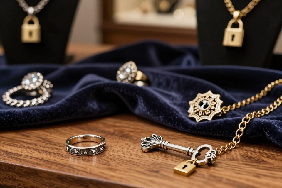 Wenn Schmuck Geheimnisse trägt: Die verborgene Sprache von Ringen, Broschen & Ketten